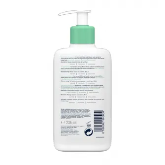 Gel de curatare spumant CeraVe, cu ceramide si niacinamida, pentru piele normal-grasa, 236 ml