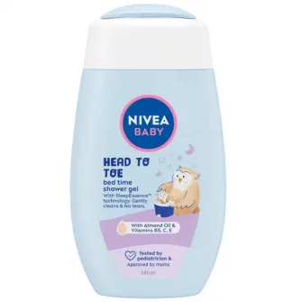 Gel de dus NIVEA Baby Head to Toe Bed time _200ml
