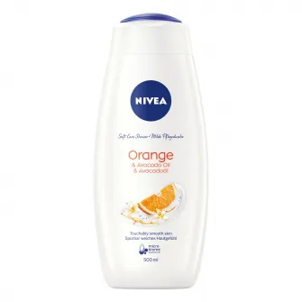 Gel de dus Nivea CareOrange, 500 ml