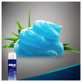 Gel de ras Gillette Sensitive, 240 ml