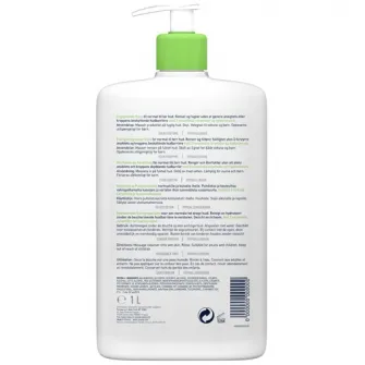 Gel de spalare hidratant CeraVe, cu ceramide si acid hialuronic, pentru piele normal-uscata, 1000 ml