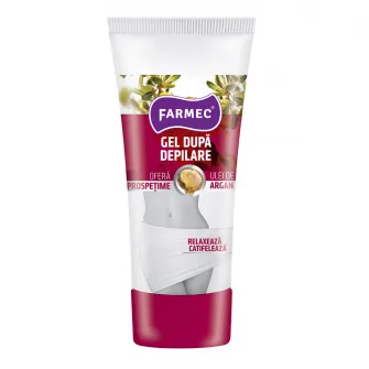 Gel dupa depilare Farmec, Ulei de argan, 100 ml