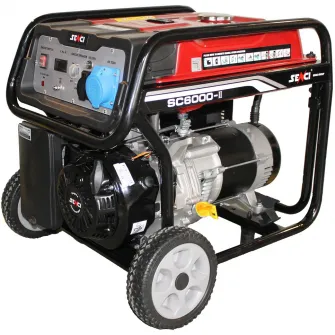 Generator curent electric Senci SC-6000 TOP, 13 CP, 389 CC, AVR, 230 V, 21.7 A, 25 l benzina, 13.5 h autonomie maxima