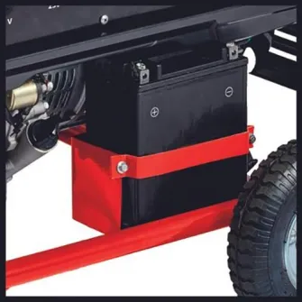 Generator de curent Einhell TC-PG 65/E5, 8000 W, 4 timpi, 1x 12V, 2x 230 V + 1x 400 V, comutator la suprasarcina, protectie la nivel scazut de ulei si funcție AVR, pornire electrica, 25 l capacitate rezervor, benzina