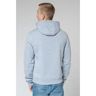 Geo Norway, Hanorac cu logo Gadrien, Gri deschis melange, 2XL