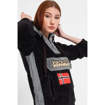Geo Norway, Hanorac din fleece Gymclass, Negru, XL
