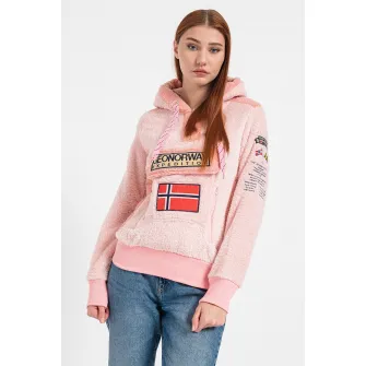 Geo Norway, Hanorac din fleece Gymclass, Roz deschis, XL