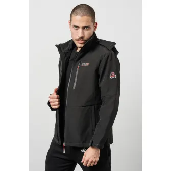 Geographical Norway, Geaca cu gluga Timmex, Negru, S