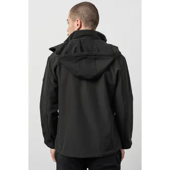 Geographical Norway, Geaca cu gluga Timmex, Negru, S