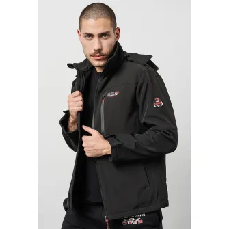 Geographical Norway, Geaca cu gluga Timmex, Negru, S