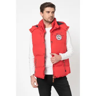 Geographical Norway, Vesta cu vatelina si gluga detasabila Vilano, Rosu, XL