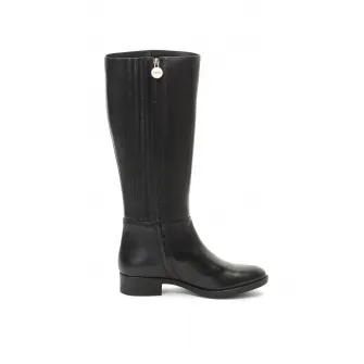 Geox, Cizme lungi pana la genunchi de piele Felicity, Negru, 36