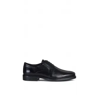 Geox, Pantofi clasici de piele, Negru, 42