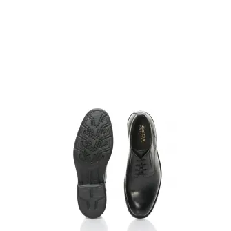 Geox Pantofi negri din piele Dublin 44