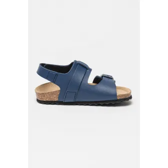Geox, Sandale slingback cu catarama Ghita, Bleumarin, 25 EU