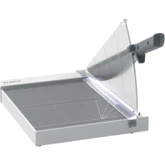 Ghilotina Leitz Home Office Precision, A4, 10 coli, indicator laser inclus, gri