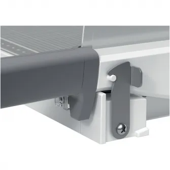 Ghilotina Leitz Home Office Precision, A4, 10 coli, indicator laser inclus, gri
