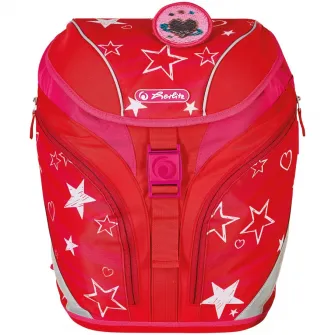 Ghiozdan neechipat Herlitz, SoftLight, dimensiune 38 x 28 x 23 cm, motiv StarsStripes