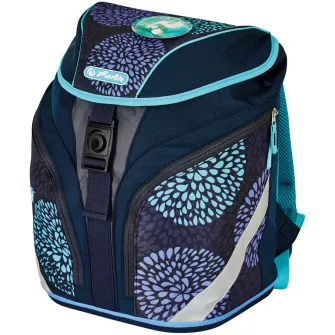 Ghiozdan neechipat Herlitz, SoftLight, dimensiune 38 x 28 x 23 cm, motiv Bloomy Birds