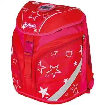 Ghiozdan neechipat Herlitz, SoftLight, dimensiune 38 x 28 x 23 cm, motiv StarsStripes