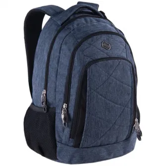 Ghiozdan Pulse, neechipat, Clasic Cationic Blue, dimensiune 43x32x20cm, Albastru