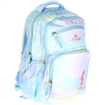 Ghiozdan School Friendly Clasele 1-4 Bleu 3 fermoare 41.5H x 28 x 12 cm