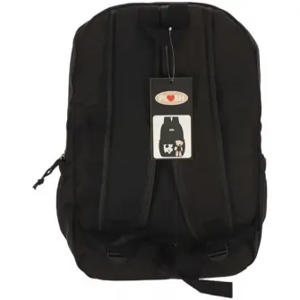 Ghiozdan School Friendly Gimnaziu Negru cu ursulet plus 42H x 28 x 14 cm