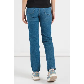 Gina Tricot, Blugi drepti, Albastru inchis, 34