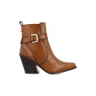 Gioseppo, Botine cu toc cubanez Sandved, Maro scortisoara, 39
