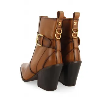 Gioseppo, Botine cu toc cubanez Sandved, Maro scortisoara, 39