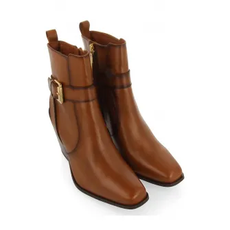 Gioseppo, Botine cu toc cubanez Sandved, Maro scortisoara, 39