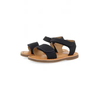 Gioseppo, Sandale de piele cu velcro Palmetto, Bleumarin, 20 EU