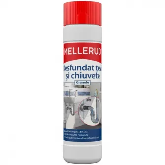 Granule pentru desfundat tevi si chiuvete Mellerud, 600gr