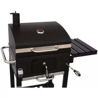Gratar carbune Grillchef Konfort, 100 x 115 x 71 cm, suprafata de gatit din fonta 53 x 42 cm, husa inclusa