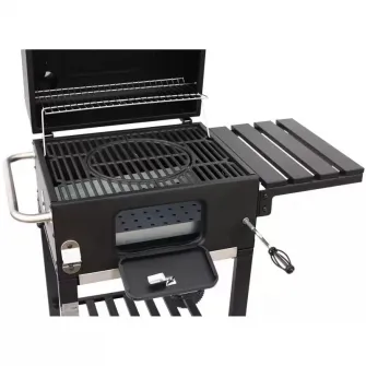Gratar carbune Grillchef Konfort, 100 x 115 x 71 cm, suprafata de gatit din fonta 53 x 42 cm, husa inclusa