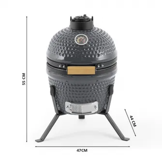 Gratar carbune Landmann Kamado, ceramica, suprafata de gatit 27 cm
