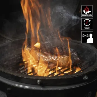 Gratar carbune Landmann Kamado, ceramica, suprafata de gatit 27 cm