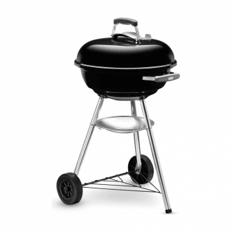 Gratar carbuni Weber Compact Kettle, 47 cm, negru