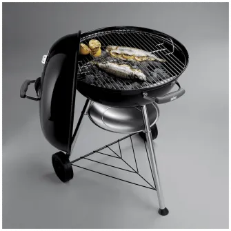 Gratar carbuni Weber Compact Kettle, 57 cm, negru