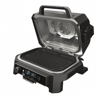 Gratar electric Ninja Pro XL OG850EU, 1700W, 4 in 1, sistem smart cook, negru
