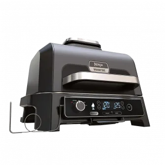 Gratar electric Ninja Pro XL OG850EU, 1700W, 4 in 1, sistem smart cook, negru
