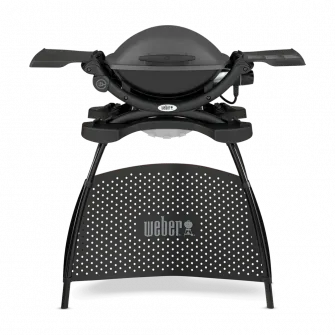 Gratar electric Weber Q 1400, 43x32 cm, cu stativ, antracit