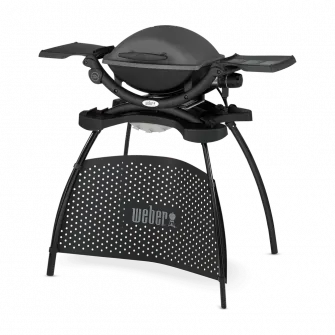 Gratar electric Weber Q 1400, 43x32 cm, cu stativ, antracit