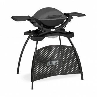 Gratar electric Weber Q 1400, 43x32 cm, cu stativ, antracit