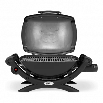 Gratar pe gaz Weber Q1000, 43x32 cm, negru