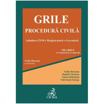 Grile procedura civila. Admitere INM -magistratura - avocatura, Vasile Bozesan