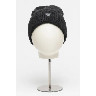 Guess, Caciula cu model torsade, Negru, 57