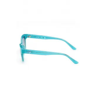 GUESS KIDS, Ochelari de soare rotunzi cu logo, Albastru glaciar, 49-15-135