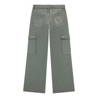GUESS KIDS, Pantaloni cargo ampli, Kaki, 124-130 CM