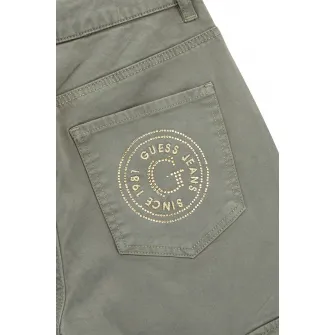 GUESS KIDS, Pantaloni cargo ampli, Kaki, 124-130 CM